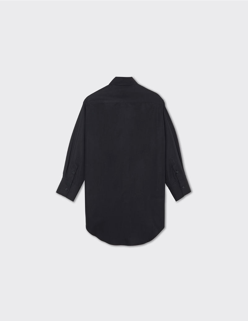 A  LINE Oversized Shirt Black