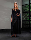 A  LINE Satin Cape