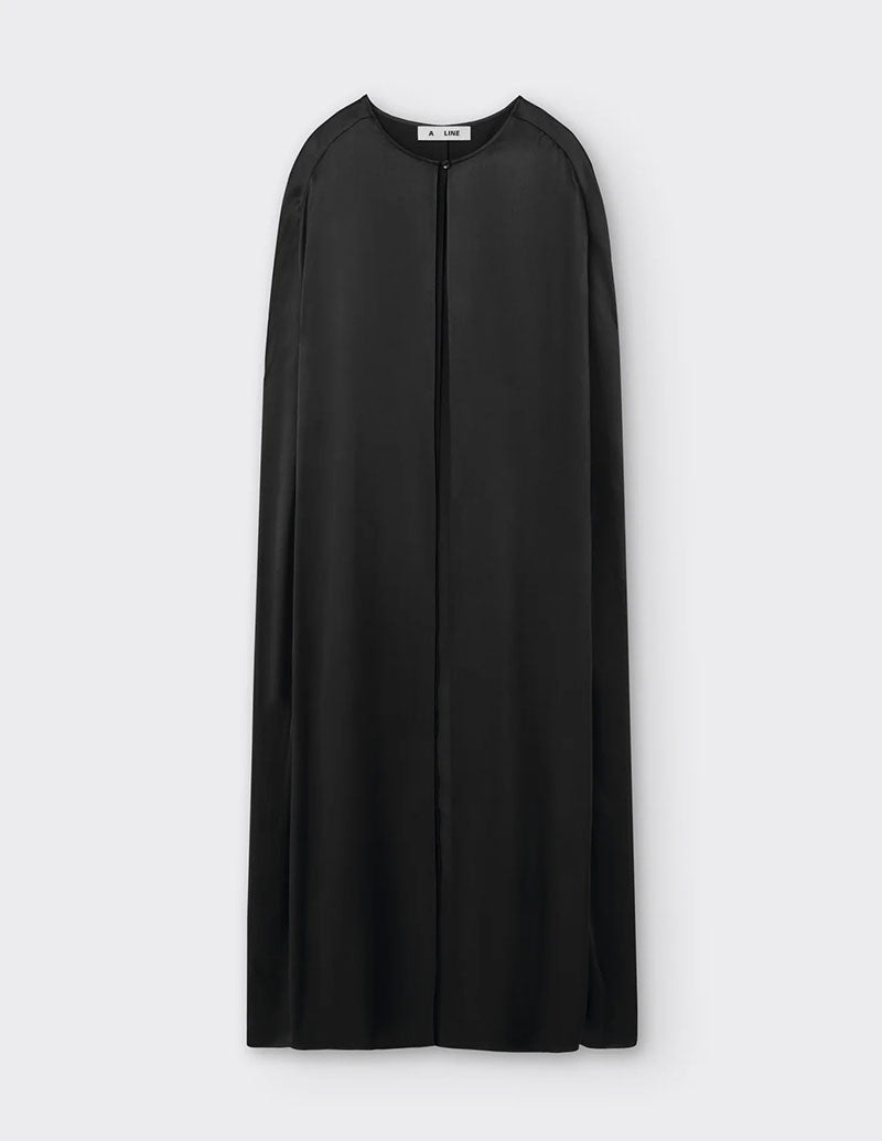 A  LINE Satin Cape