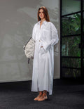 A  LINE Maxi Shirtdress