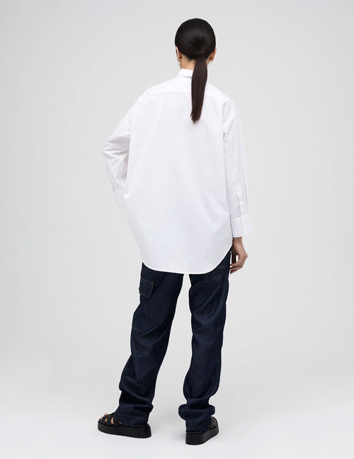 A  LINE Oversized Shirt White