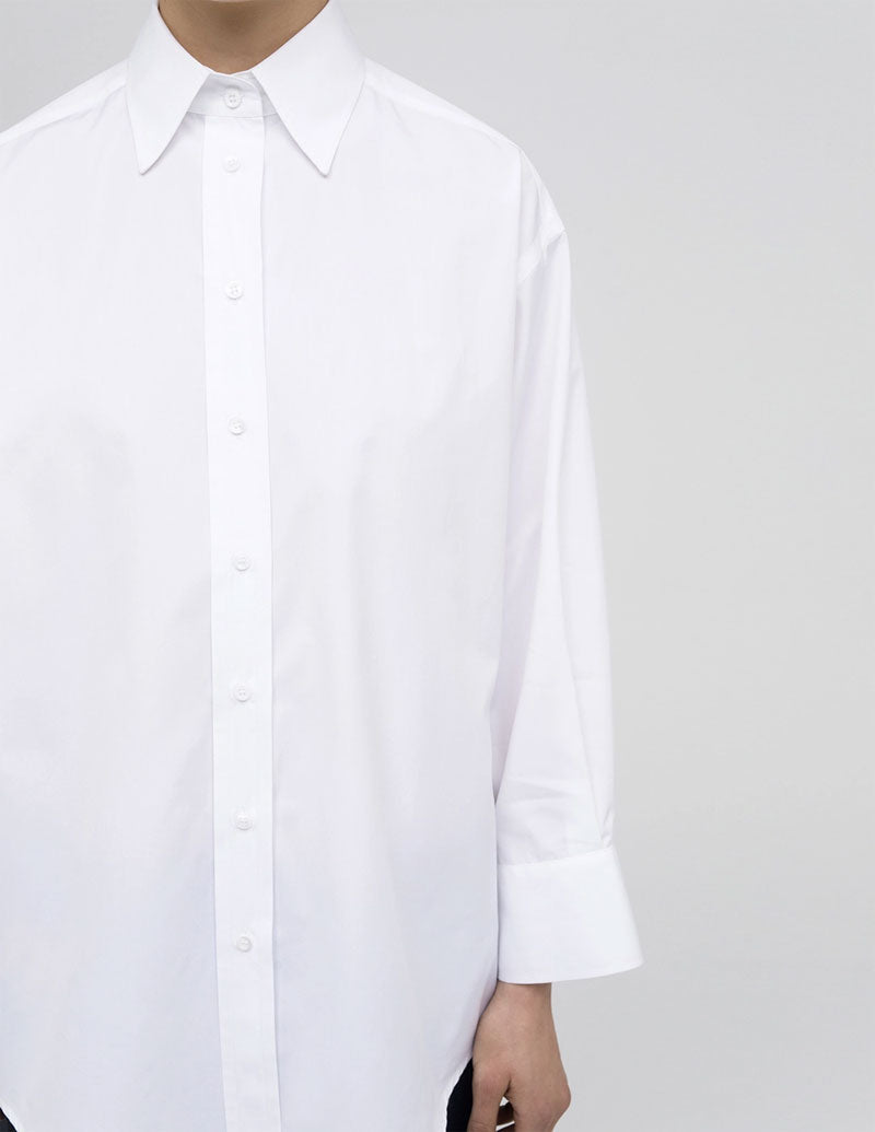A  LINE Oversized Shirt White
