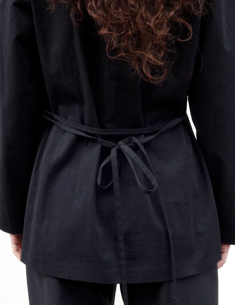 .blacktogrey Glass Shirt with Tie