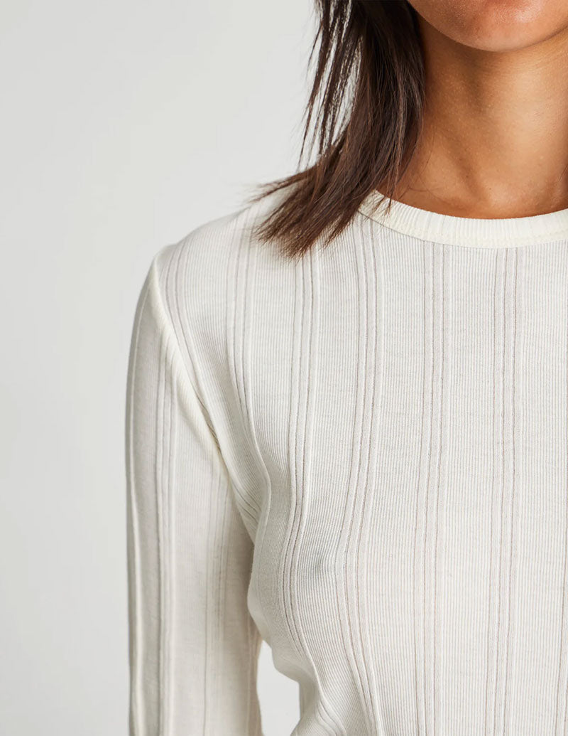 GAI + LISVA Long Sleeve Ribbed Tee