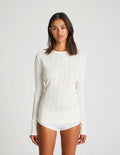 GAI + LISVA Long Sleeve Ribbed Tee