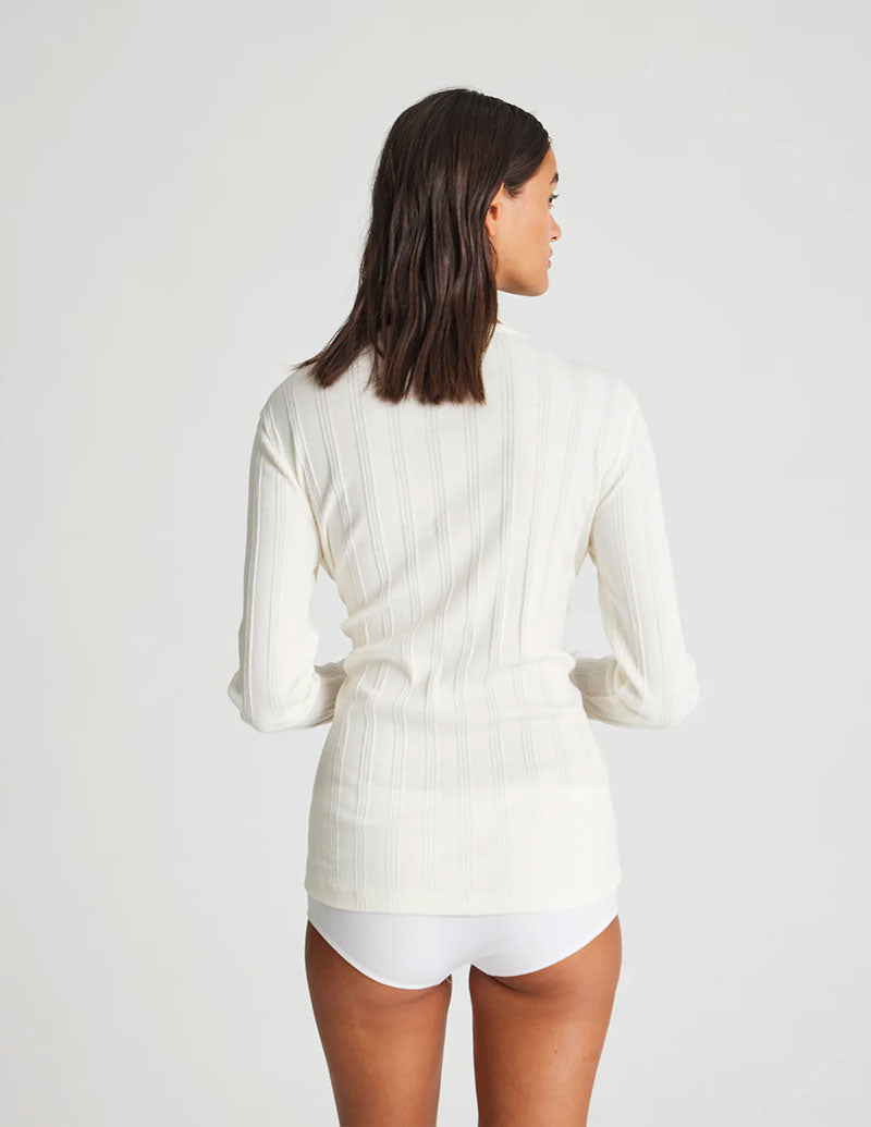 GAI + LISVA Long Sleeve Ribbed Tee