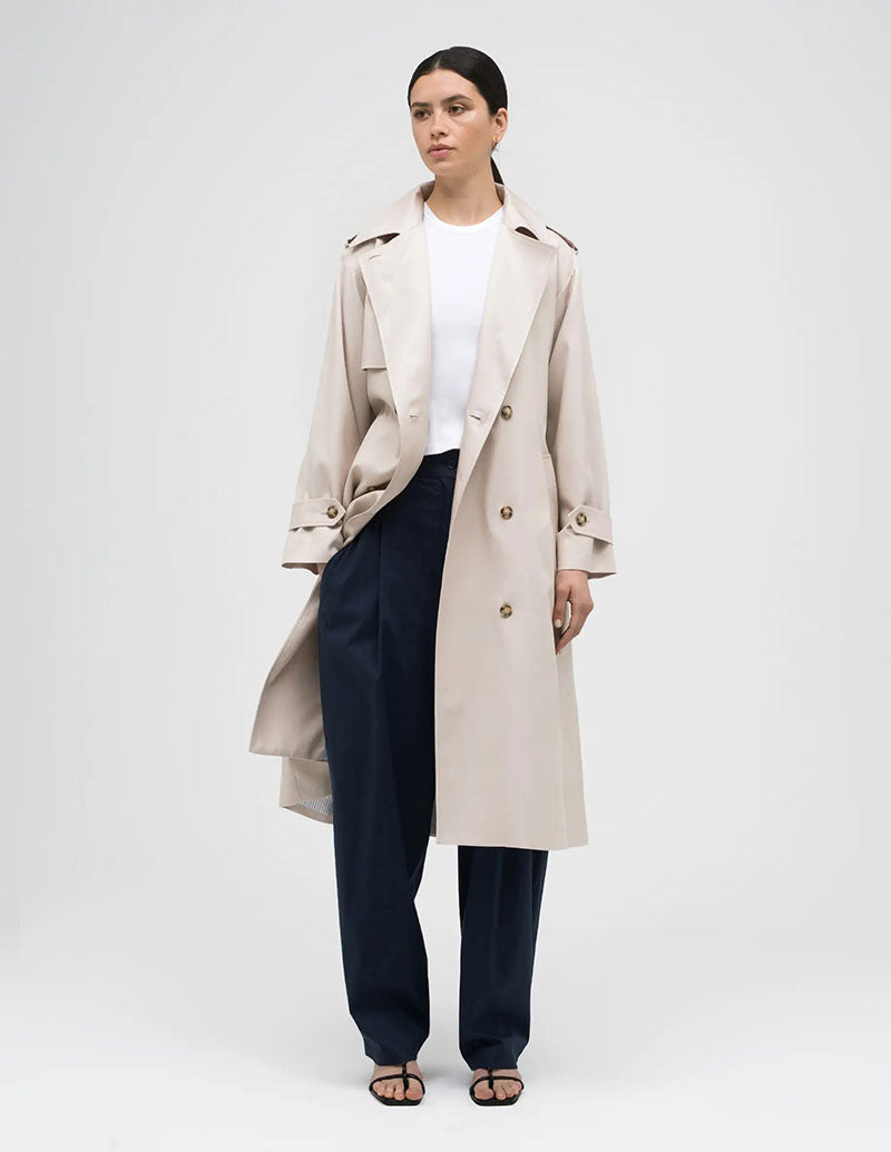 A  LINE Belted Trench Coat