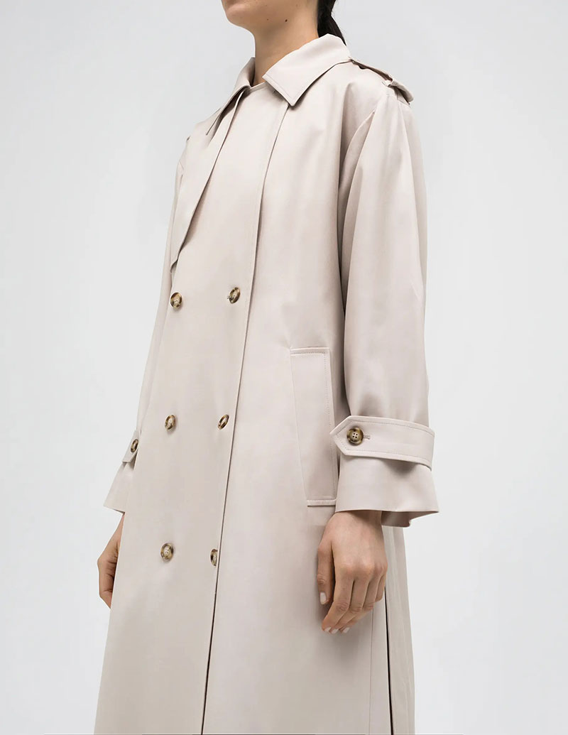 A LINE Belted Trench Coat