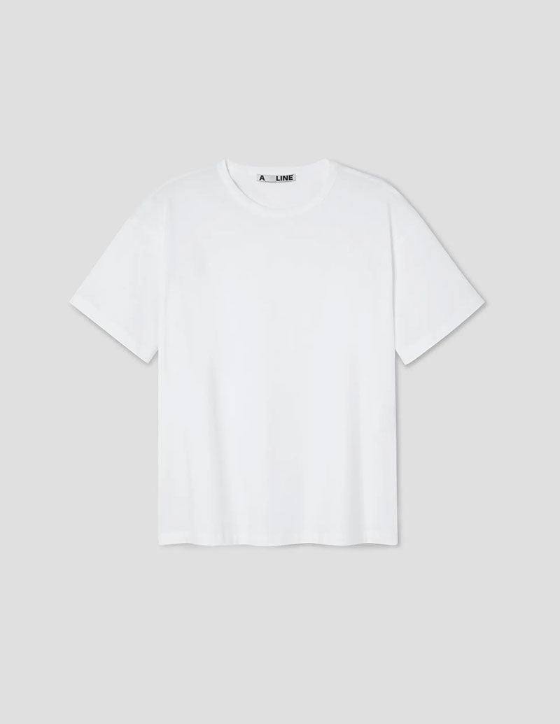 A  LINE Cotton T-Shirt