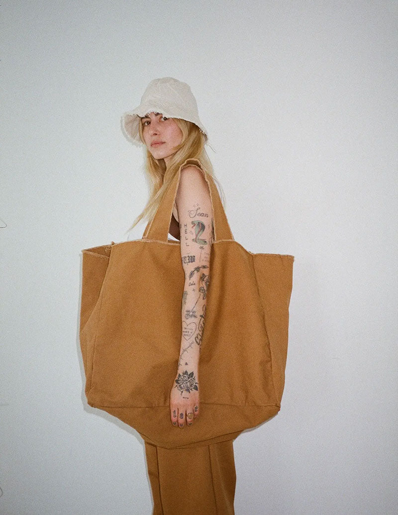 Ashley Rowe Oversized Denim Bag